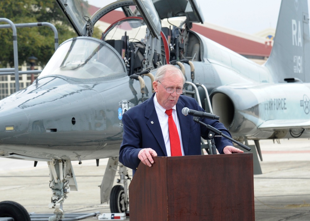 560th Flying Training Squadron Artifact Dedication ceremony