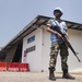 Malaysian armed forces secure distribution site during Exercise Keris Aman 2015