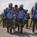 Malaysian armed forces secure distribution site during Exercise Keris Aman 2015