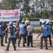 Malaysian armed forces secure distribution site during Exercise Keris Aman 2015