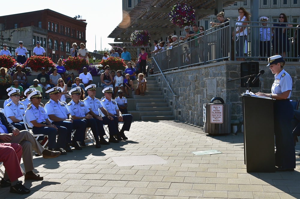 New London, Conn., celebrates being a 'Coast Guard City'