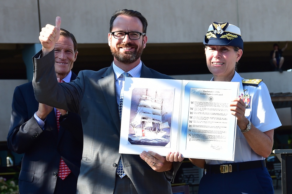 New London, Conn., celebrates being a 'Coast Guard City'