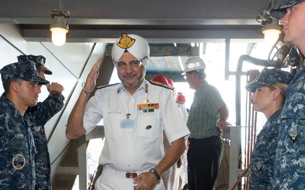 Pre-Commissioning Unit Gerald R. Ford (CVN 78) Indian Navy Tour, JWG
