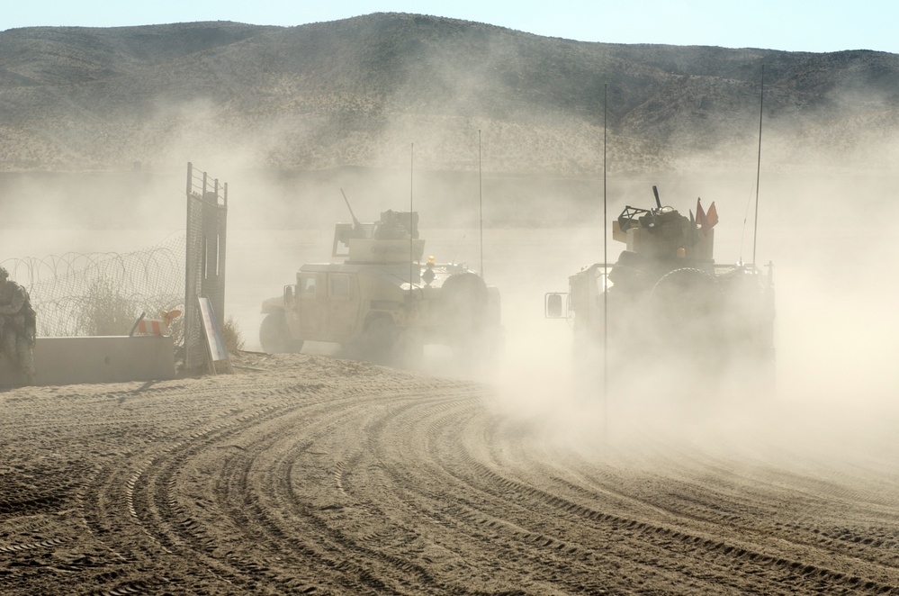 116th Cavalry Brigade Combat Team begins training at National Training Center