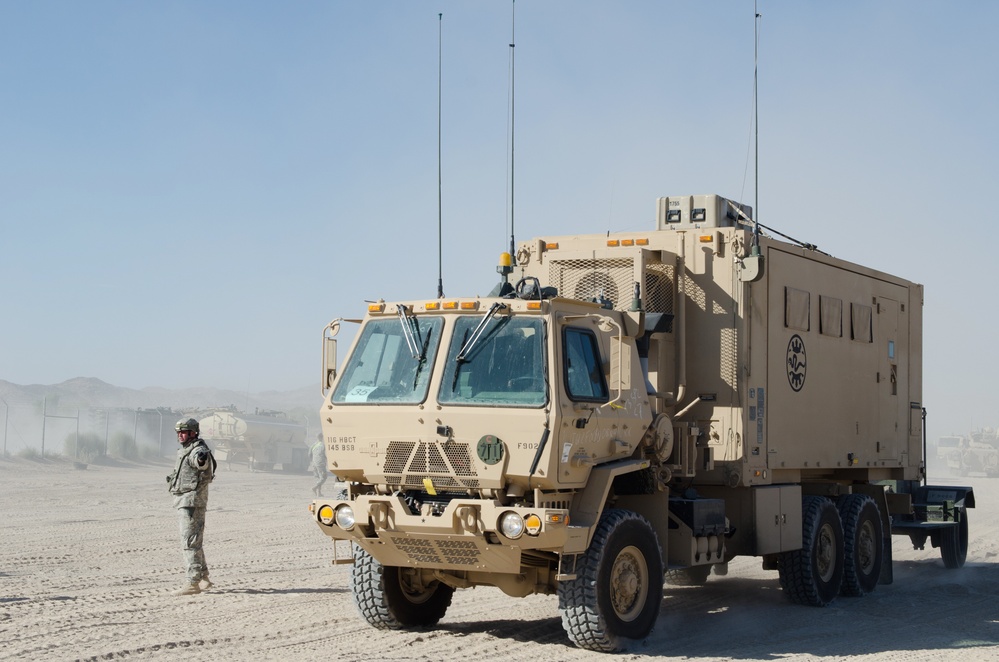 116th Cavalry Brigade Combat Team begins training at National Training Center