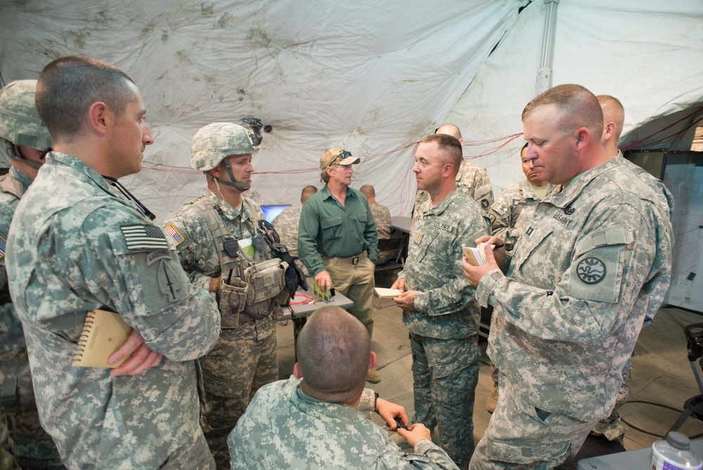 116th Cavalry Brigade Combat Team works day and night to prepare for training