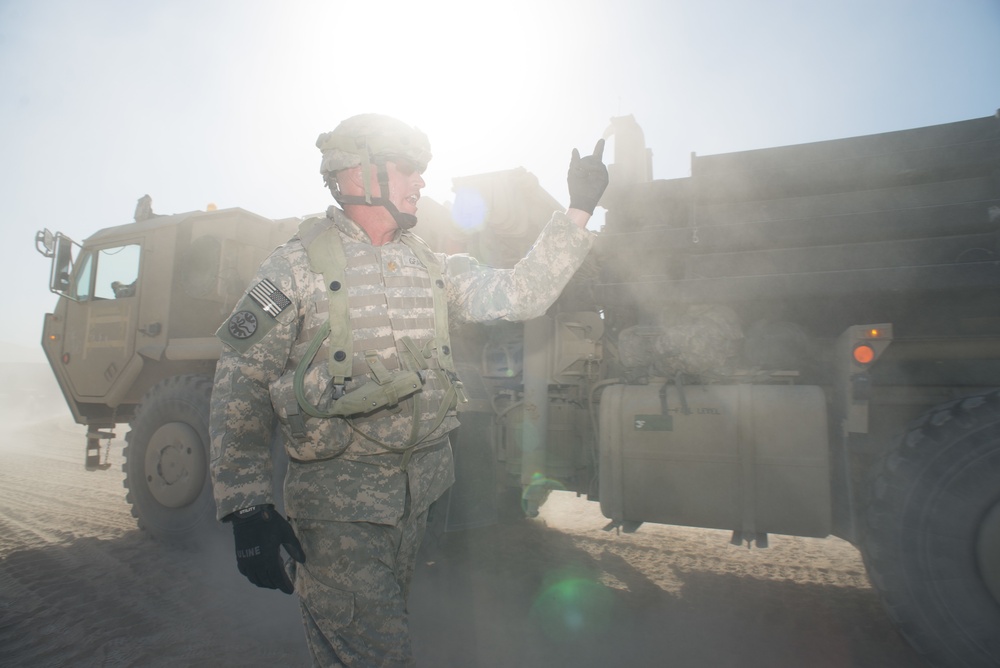 116th Cavalry Brigade Combat Team works day and night to prepare for training