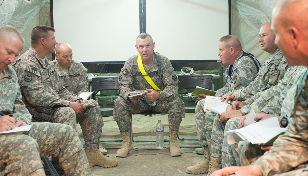 116th Cavalry Brigade Combat Team works day and night to prepare for training