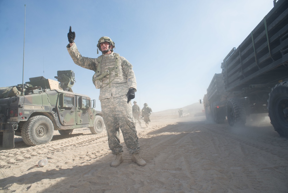 116th Cavalry Brigade Combat Team works day and night to prepare for training