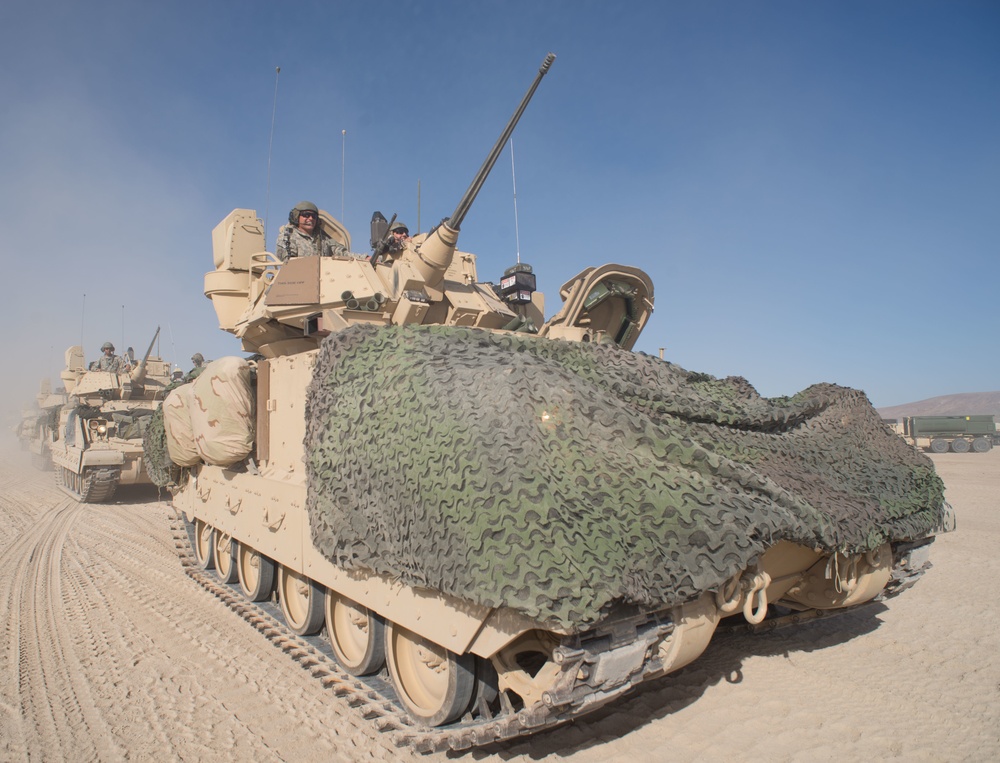 116th Cavalry Brigade Combat Team works day and night to prepare for training