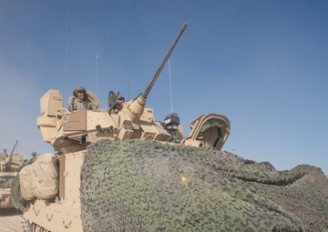 116th Cavalry Brigade Combat Team works day and night to prepare for training