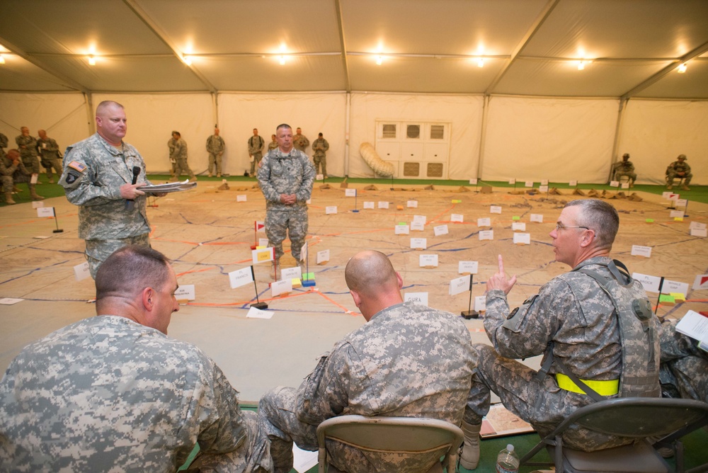 116th Cavalry Brigade Combat Team works day and night to prepare for training