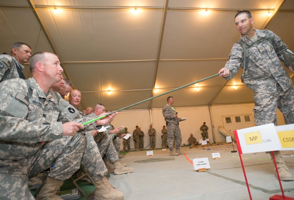 116th Cavalry Brigade Combat Team works day and night to prepare for training