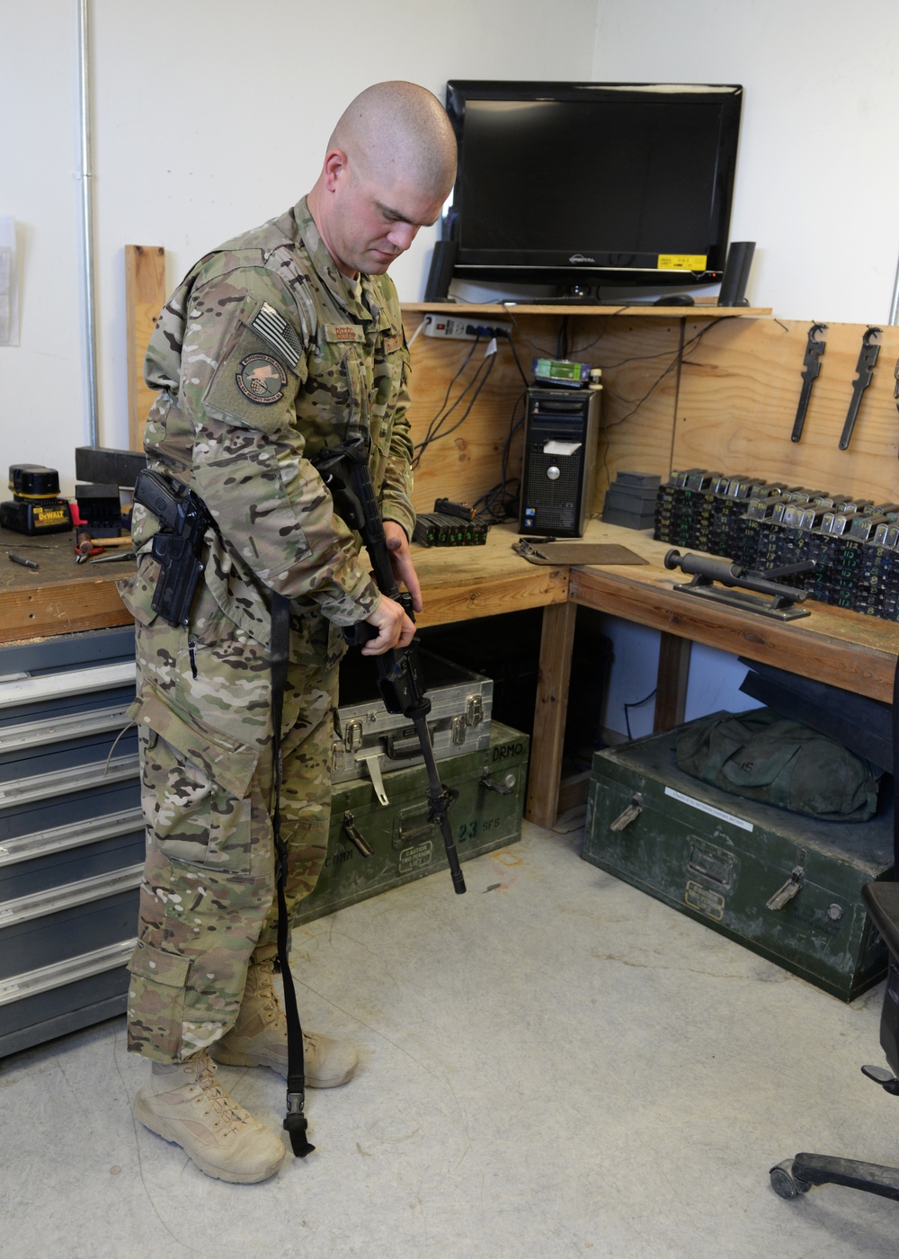 CATM Airman deployed as BAF’s only weapons repairman