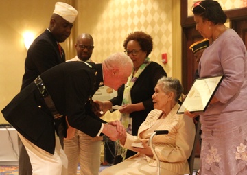Families of Montford Point Marines Receive Congressional Gold Medal
