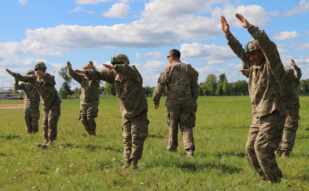 Airborne jump preparation in Estonia