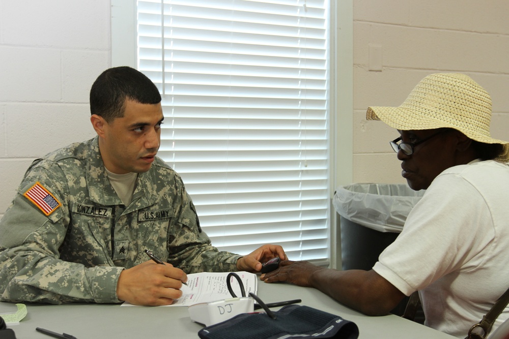 Army Reserve Medical Command provides free health care for the West Black Belt region