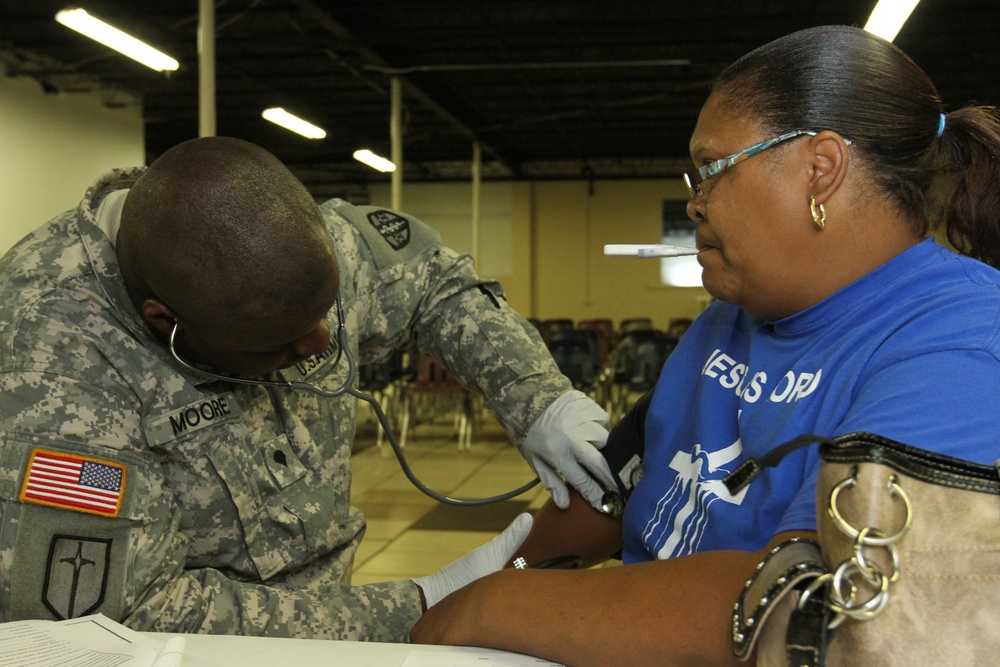 Army Reserve Medical Command provides free health care for the West Black Belt region