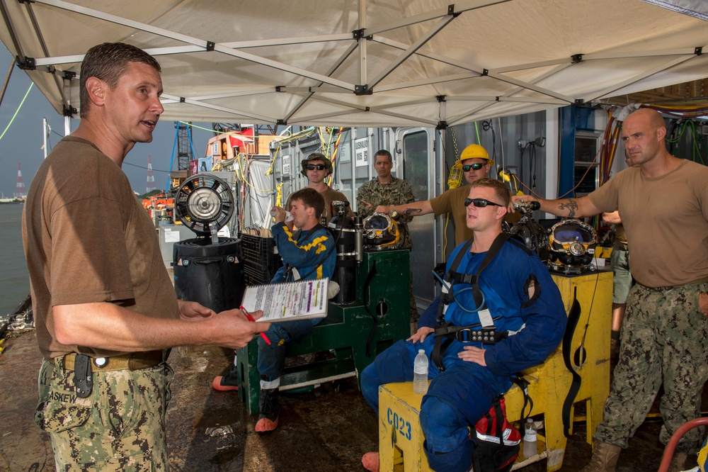 CSS Georgia salvage operation