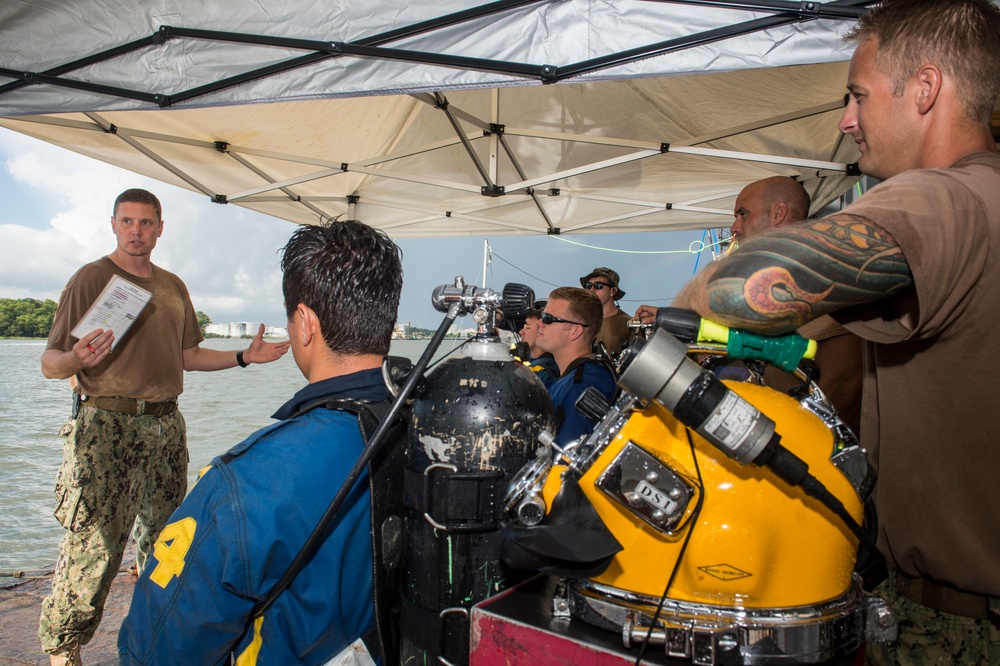 CSS Georgia salvage operation