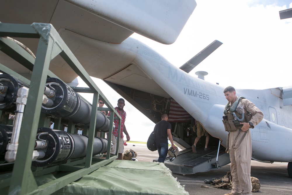 Marines purify, deliver potable water in Saipan