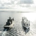 USNS Mercy and JS Mashu conduct replenishment at sea
