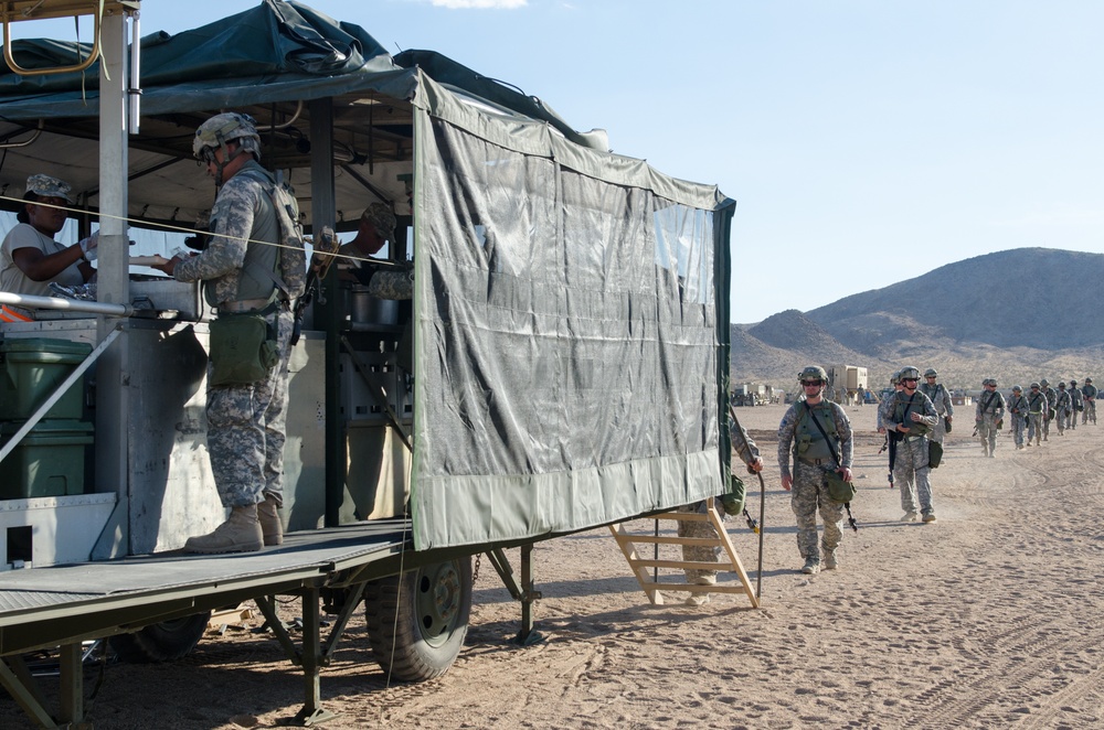 787th Combat Sustainment Support Battalion trains in the Mojave Desert
