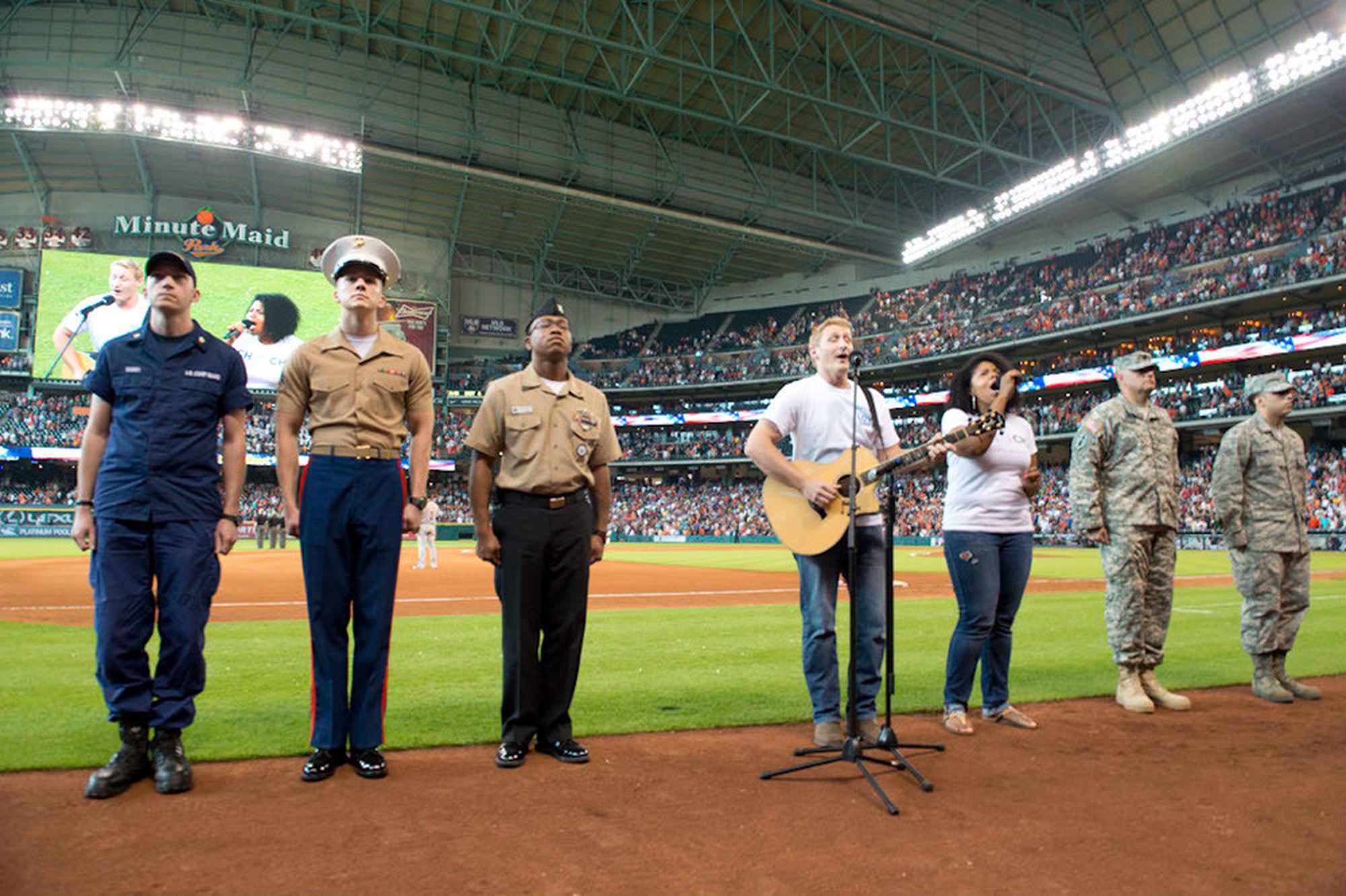 DVIDS - Images - Houston Astros Coast Guard Appreciation Game