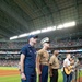 Astros honor military members