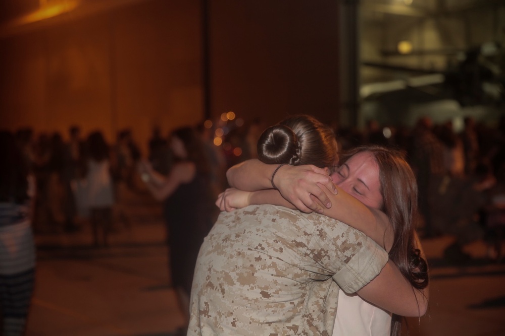 Hugs, kisses, tears and cheers: VMM-266 Marines return home