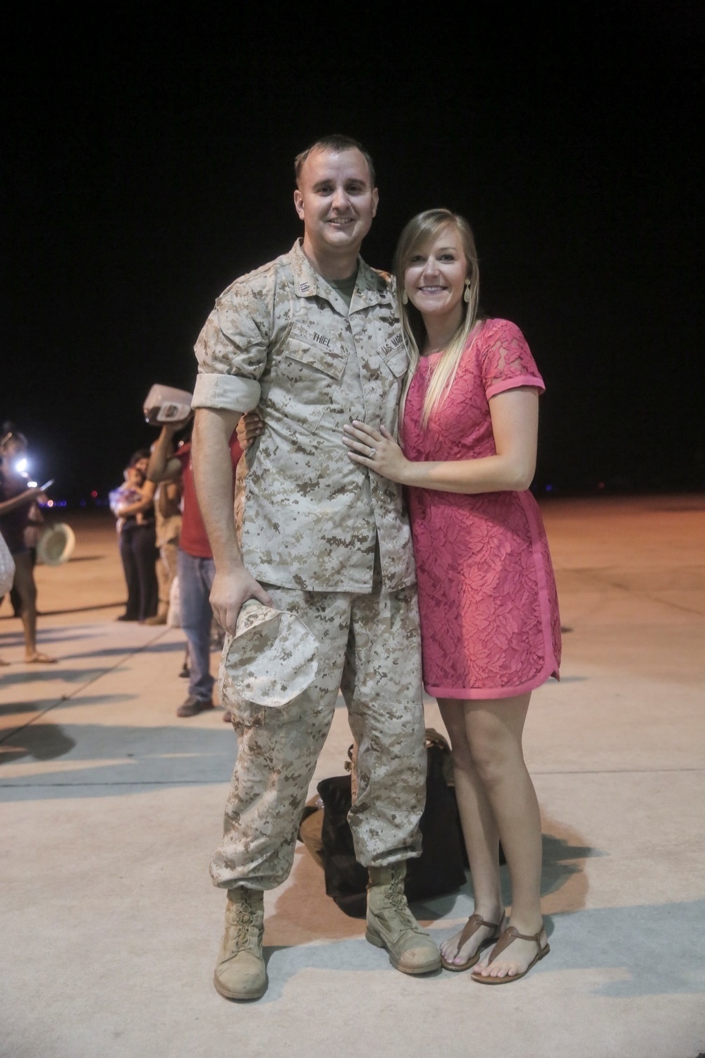 Hugs, kisses, tears and cheers: VMM-266 Marines return home
