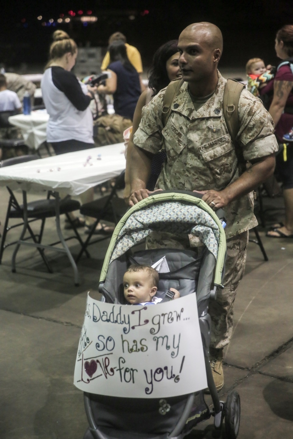 Hugs, kisses, tears and cheers: VMM-266 Marines return home