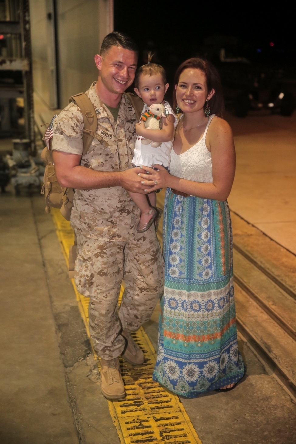 Hugs, kisses, tears and cheers: VMM-266 Marines return home