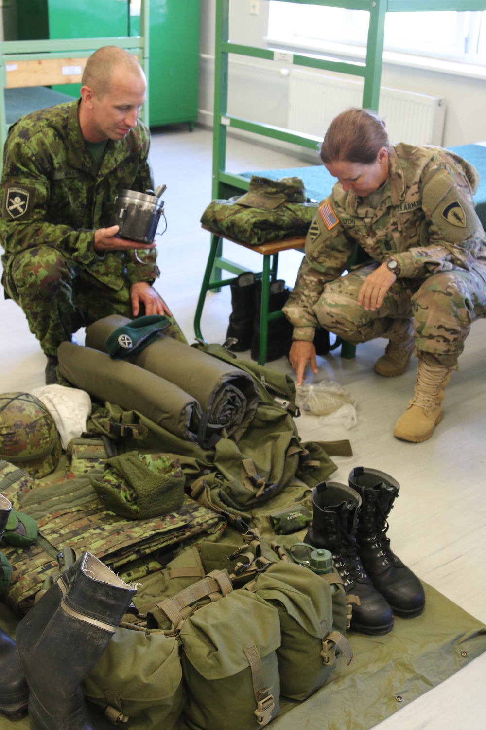 Command Sgt. Maj. Lyon visits Estonia