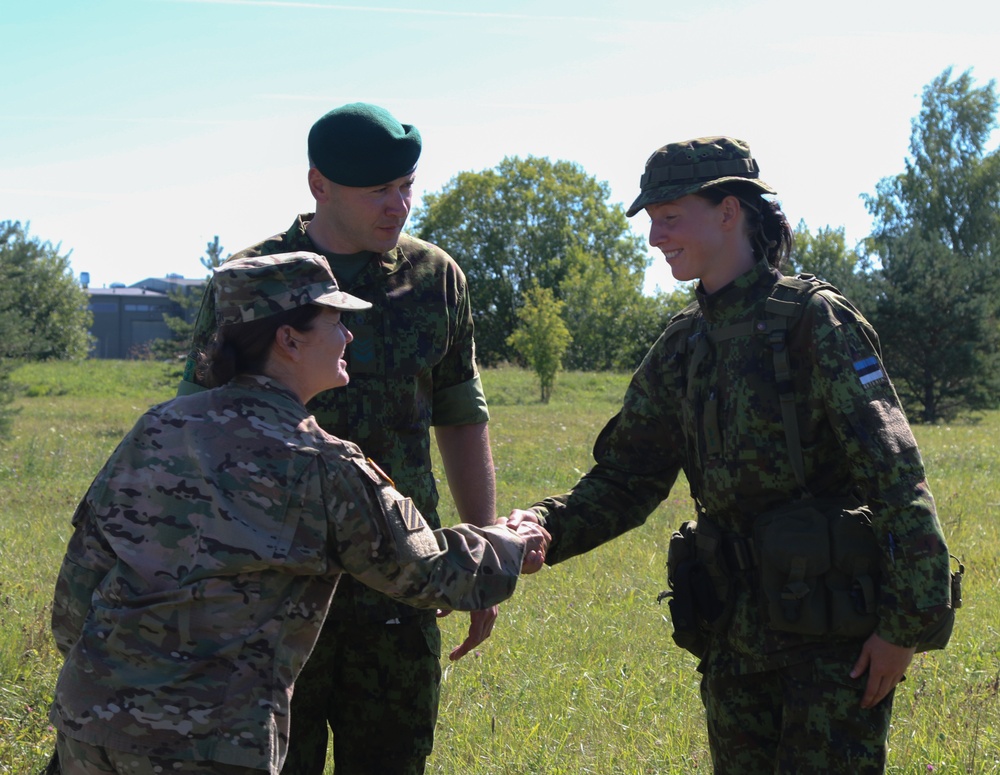 Command Sgt. Maj. Lyon visits Estonia
