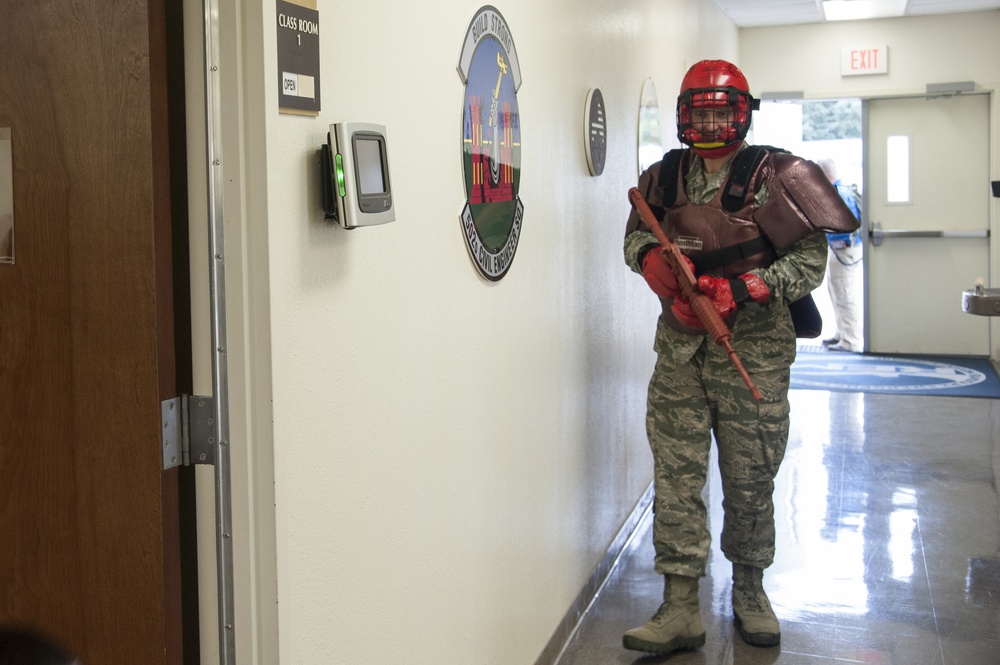 Counter active shooter tactics exercise