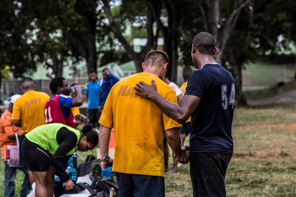 Marines and Sailors host a soccer event in Dominican Republic