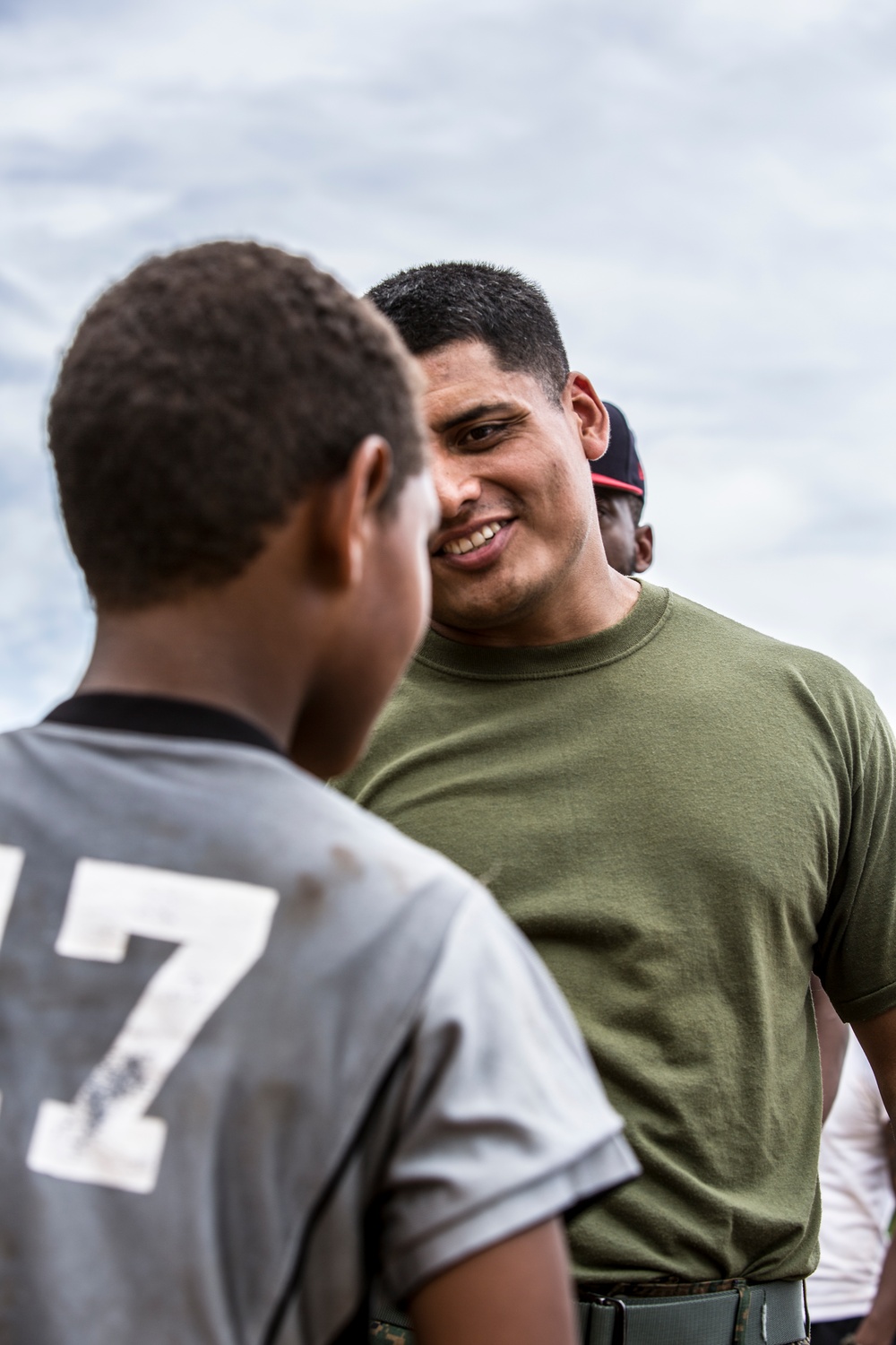 Marines and Sailors host a soccer event in Dominican Republic