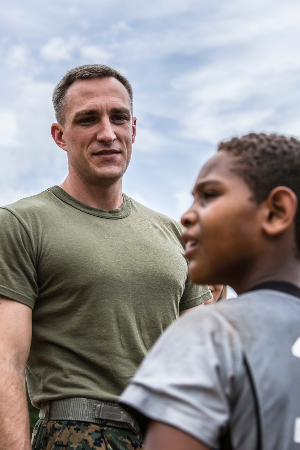 Marines and Sailors host a soccer event in Dominican Republic