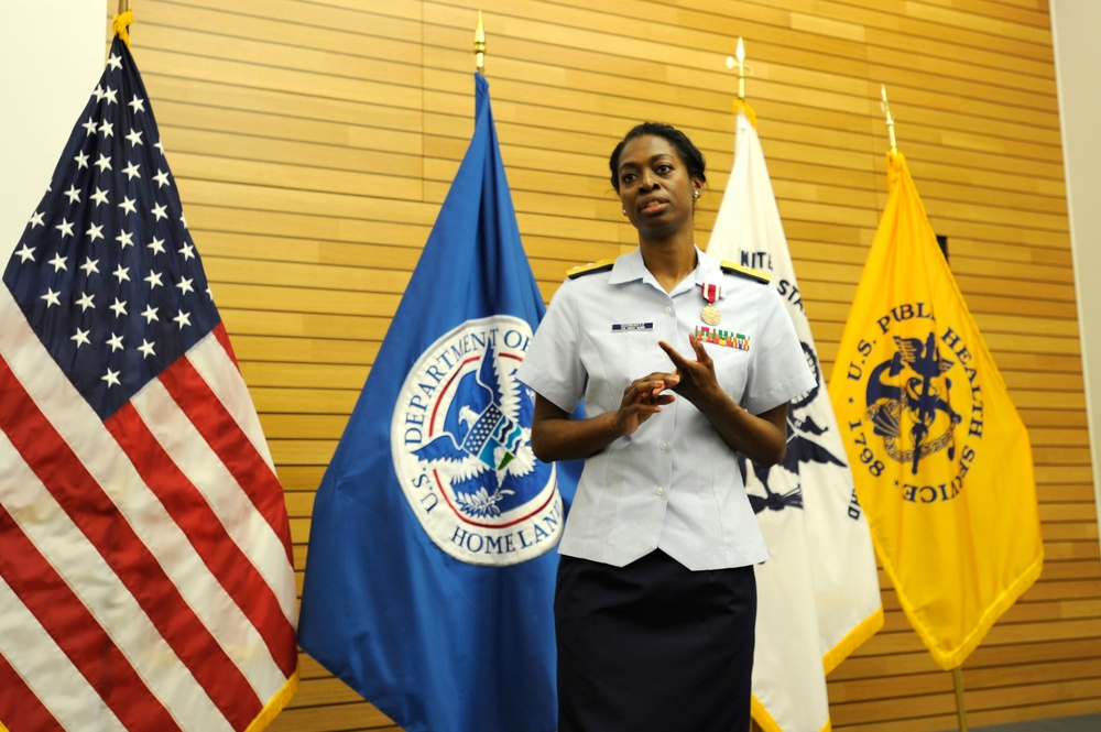 Rear Adm. Schwartz frocking ceremony