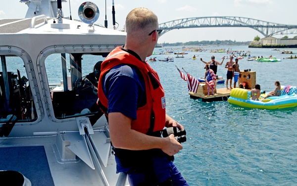Emergency responders, law enforcement team up to monitor Port Huron Float Down
