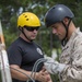 Marine recruits descend Parris Island tower, develop rappelling skills