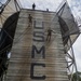 Marine recruits descend Parris Island tower, develop rappelling skills