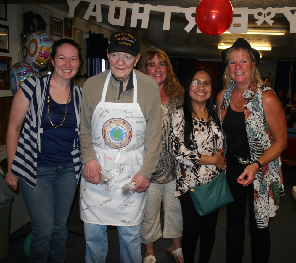 No complaints on 90th birthday of retired chief celebrated by Naval Hospital Bremerton Chief Petty Officer Association