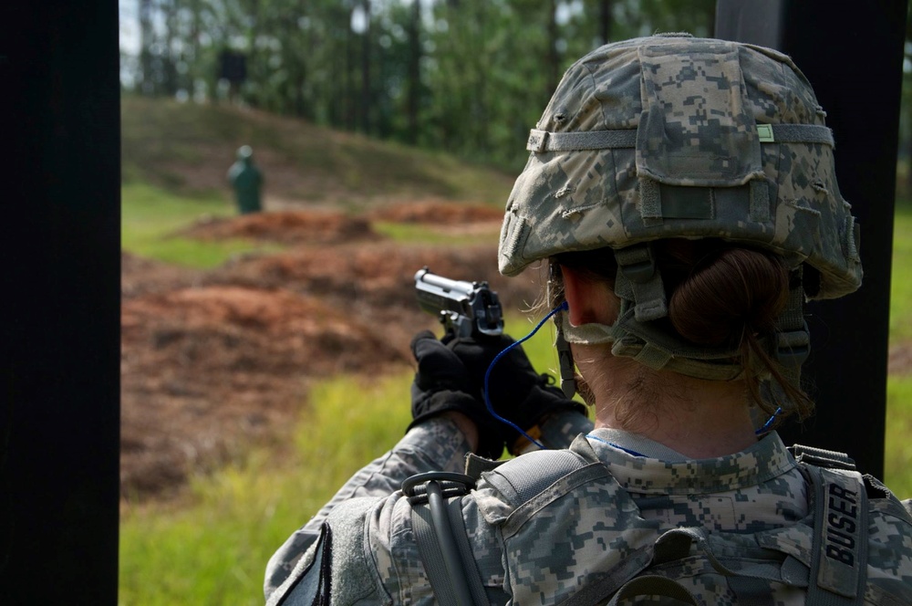Cavalry unit masters shoot house skills while away from home