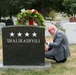 Minister of Defence of Georgia lays a wreath at the headstone of US Army Gen. John M.D. Shalikashvili