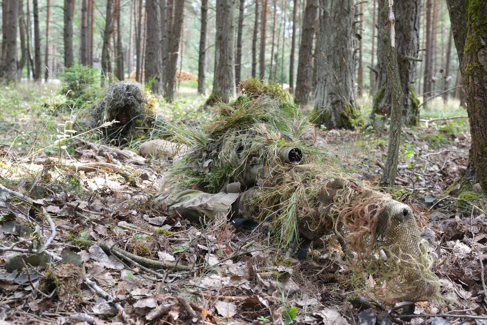 1-91 CAV Combined Sniper Exercise