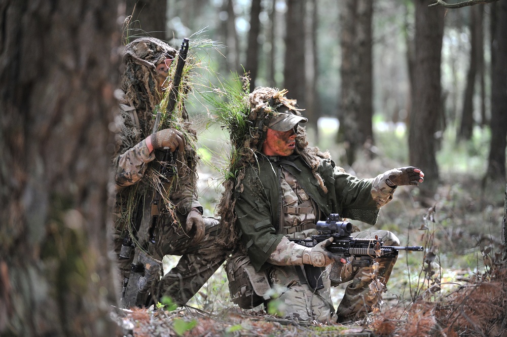 1-91 CAV Combined Sniper Exercise