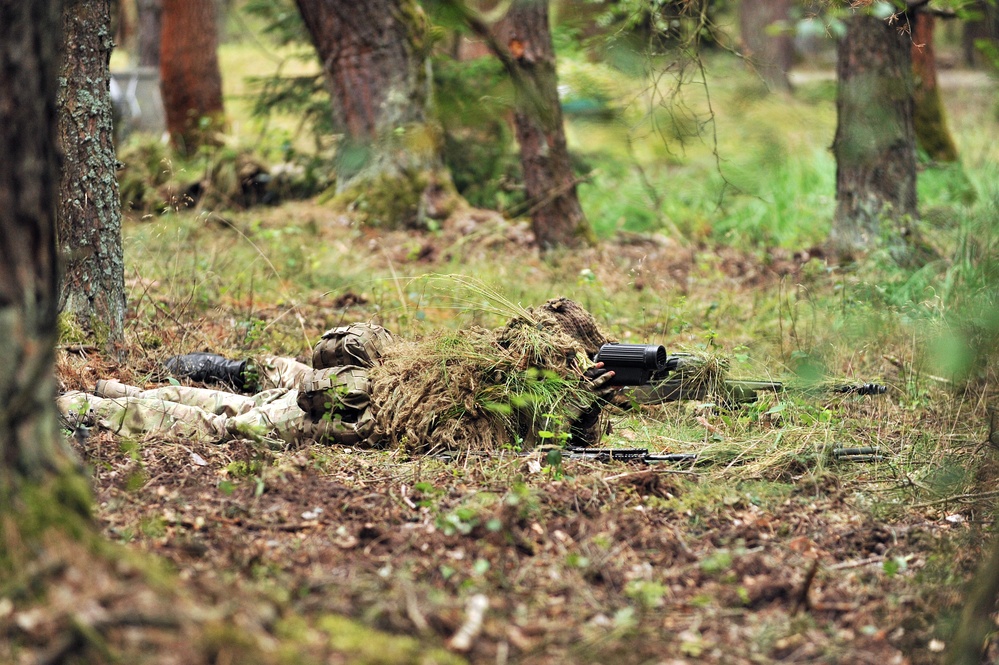 1-91 CAV Combined Sniper Exercise