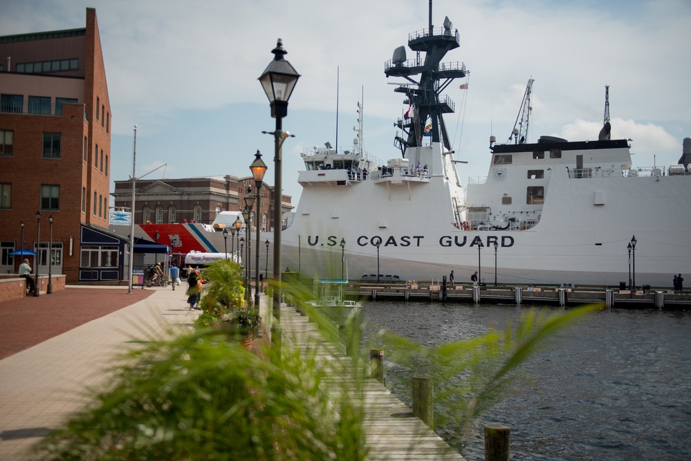 Coast Guard Cutter James arrives to Baltimore